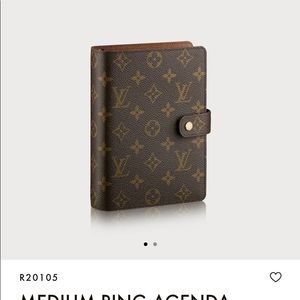 Louis Vuitton Medium ring agenda